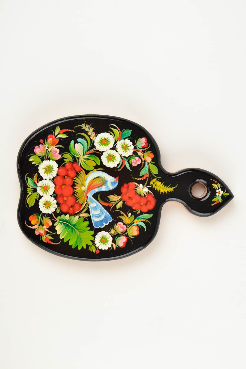 Tabla de cortar artesanal utensilio de cocina elemento decorativo con ornamentos foto 5