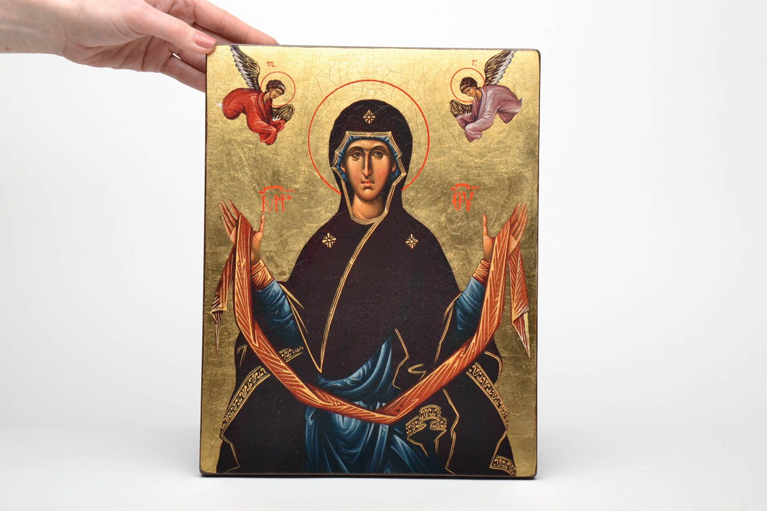 Icono ortodoxo de Santa María foto 5