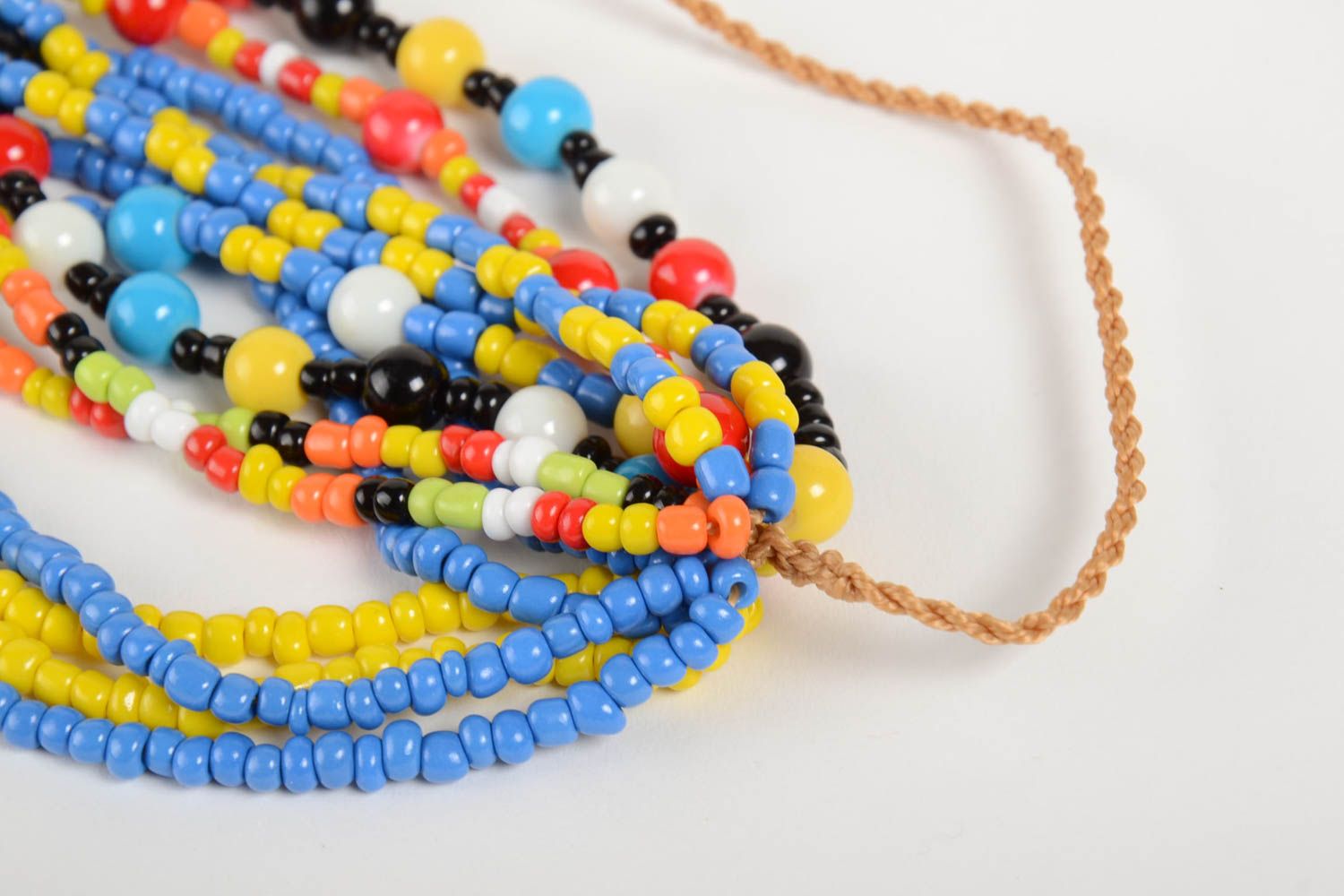 Collar de abalorios multicolor regalo original para mujeres bisutería de moda foto 5