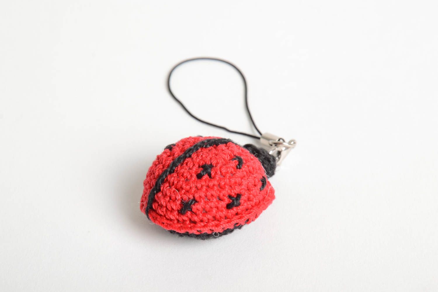 Popular handmade keychain crochet soft keychain toy phone charm gift ideas photo 3
