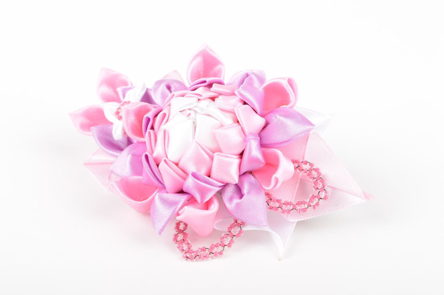 Handmade designer hair clip stylish beautiful hair clip flower accessory photo 2