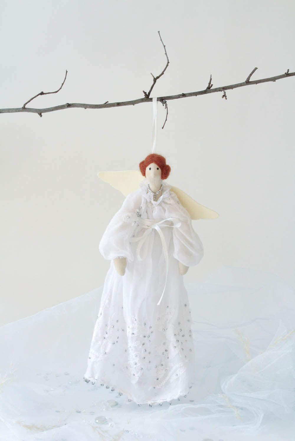 Мягкая кукла текстильная Любимой ангелок фото 5
