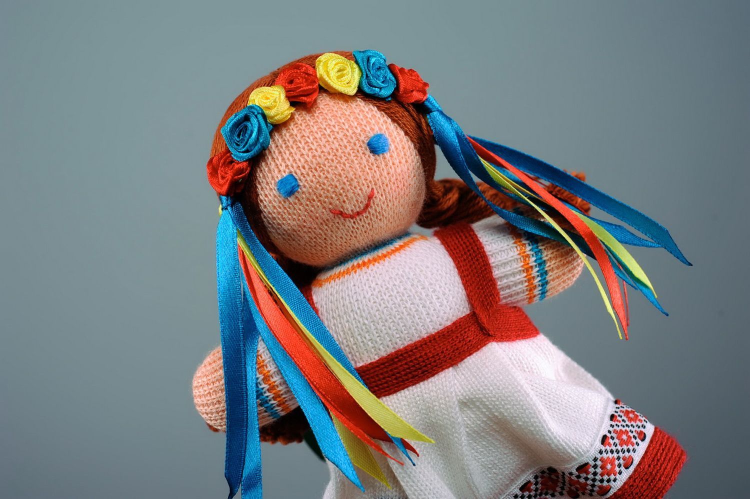 Muñeca de tela Niña-Ucraniana foto 3
