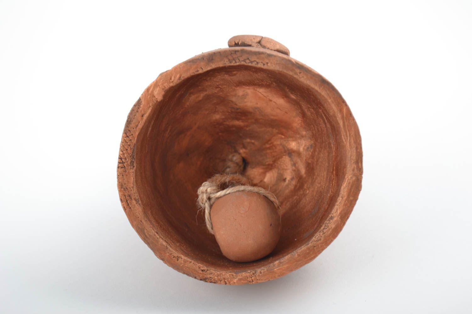 Campana de cerámica hecha a mano elemento decorativo souvenir original foto 5