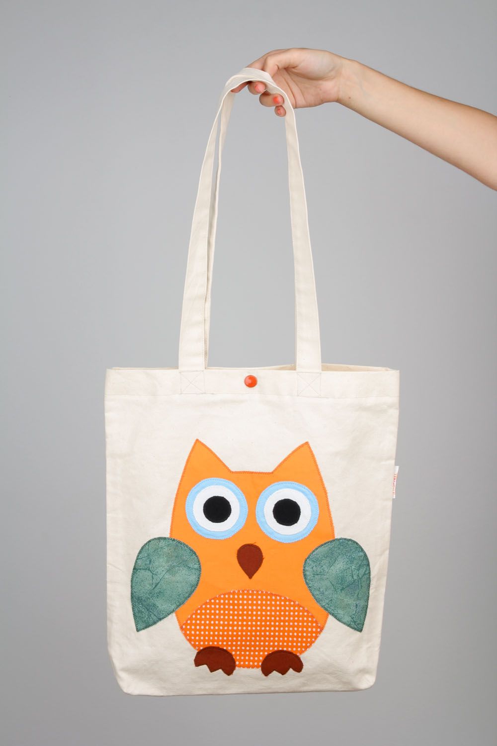Fabric bag Red Owl photo 3