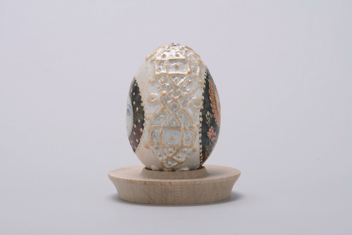 Uovo decorato a mano decorazione pasquale dipinto originale uovo decorativo  foto 9
