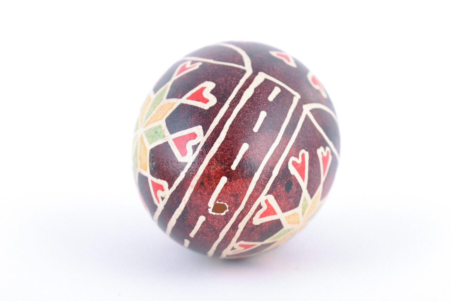 Beautiful painted chicken Easter egg for gift photo 5