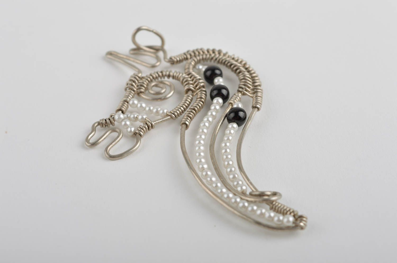 Gemstone necklace handmade jewelry designer accessories pendant necklace photo 4