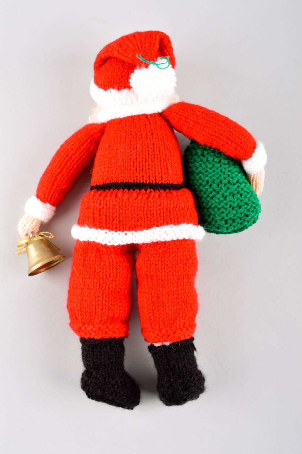 Juguete artesanal con forma de Papá Noel peluche para niños regalo original foto 4
