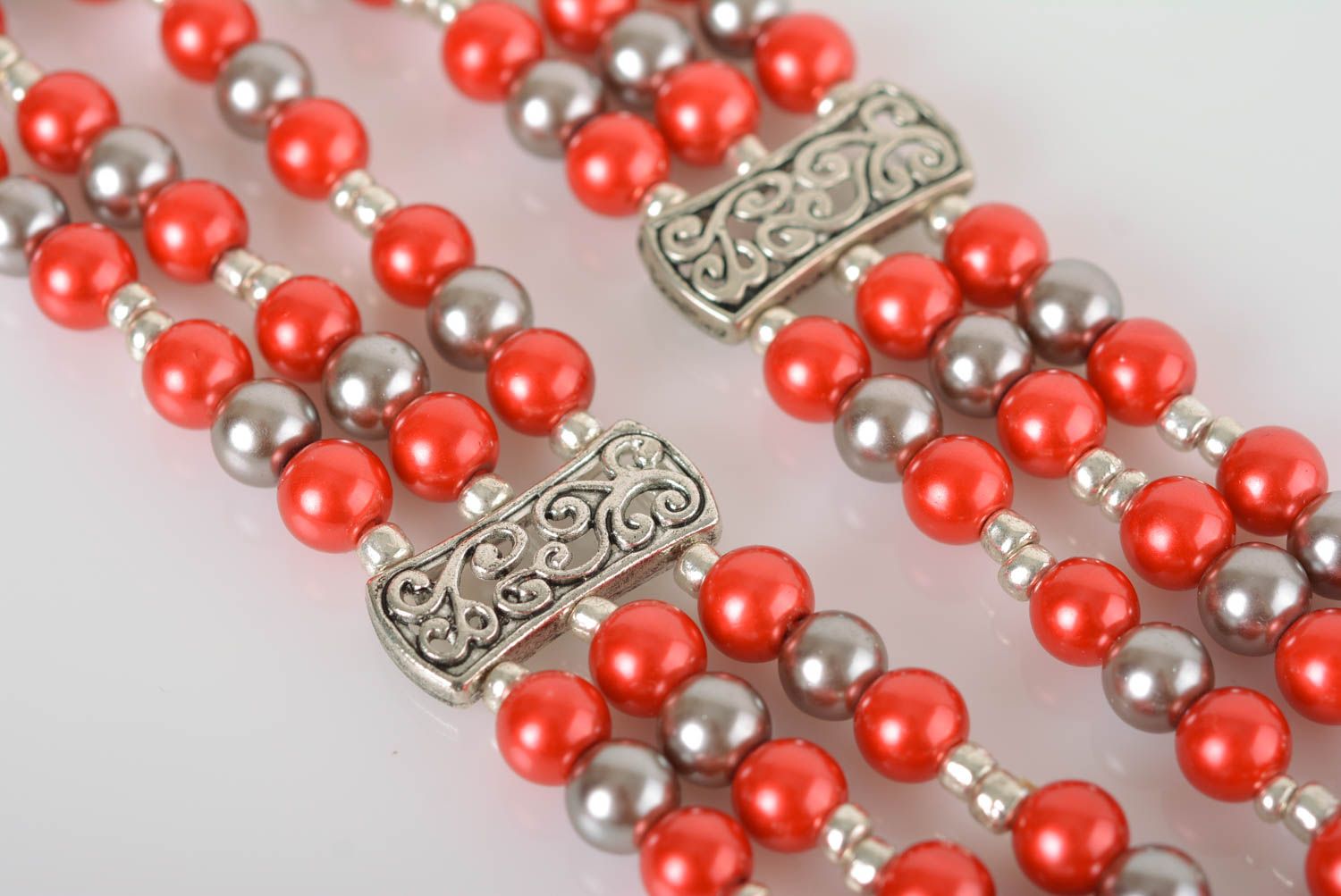 Collier für Frauen handmade Perlen Schmuck Frauen Accessoire Frauen Geschenk foto 3
