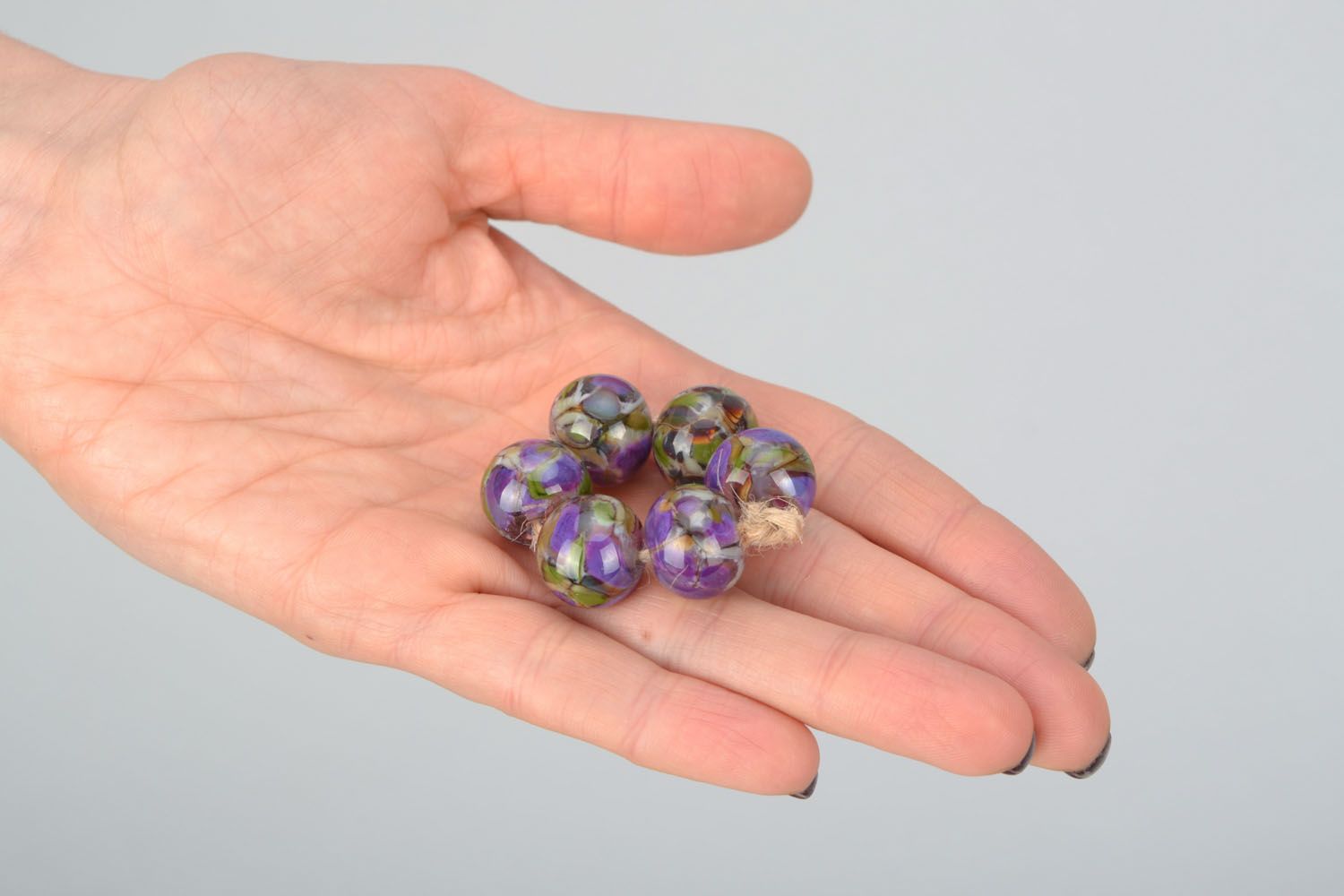 Kit de perles en verre faites main photo 3
