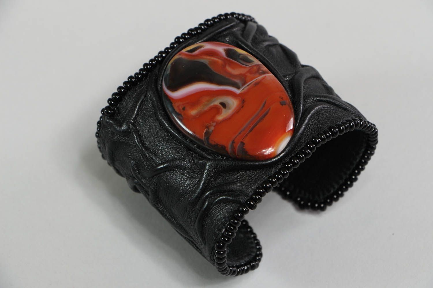 Кожаный браслет Рыжий-конопатый фото 2