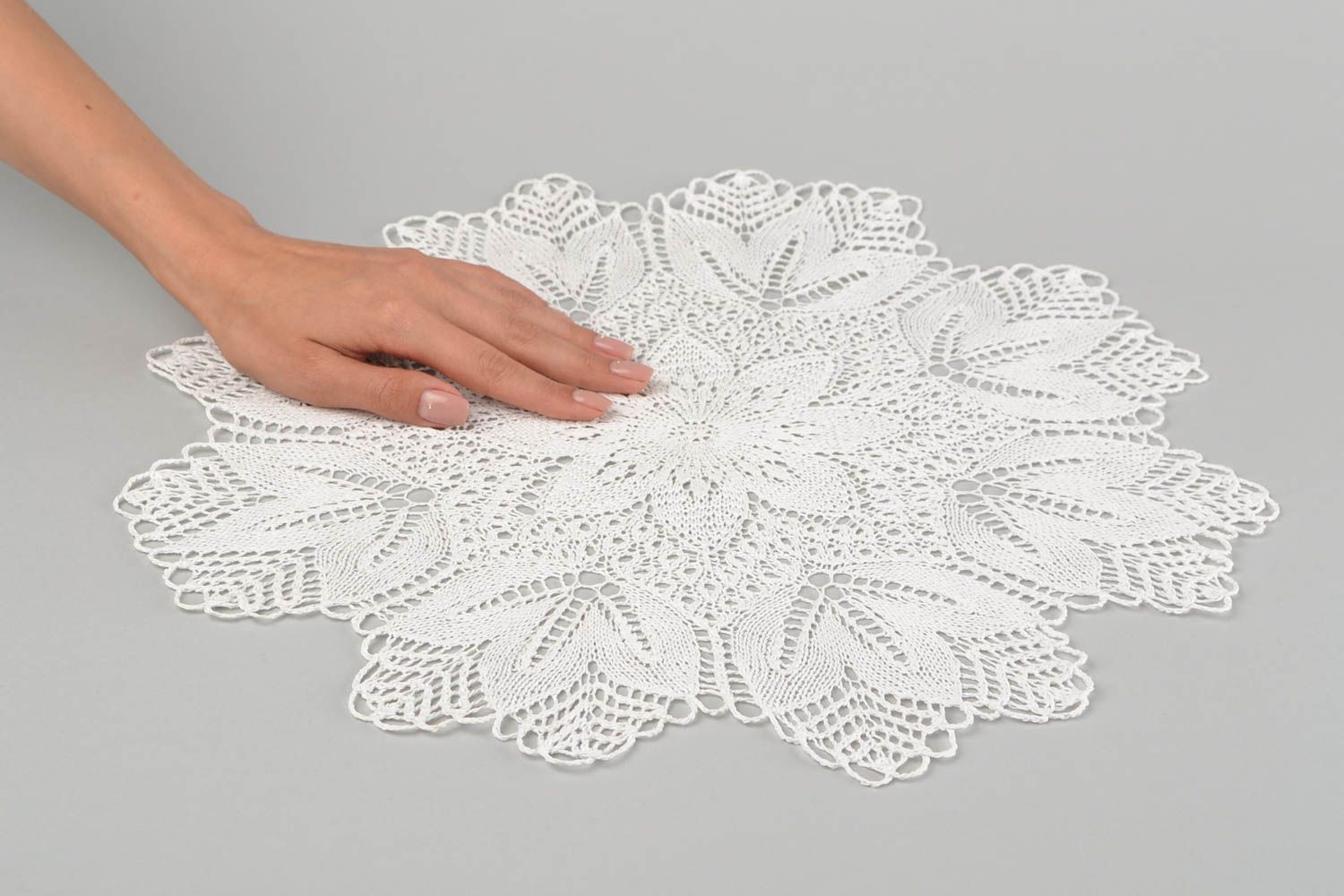 Handmade fabric napkin knitted napkin for table home textiles interior ideas photo 2