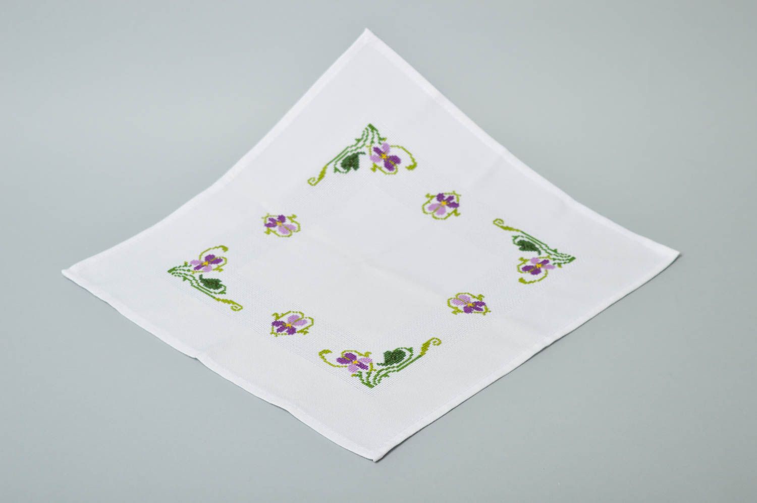 Beautiful handmade textile napkin home textiles table decor ideas small gifts photo 2