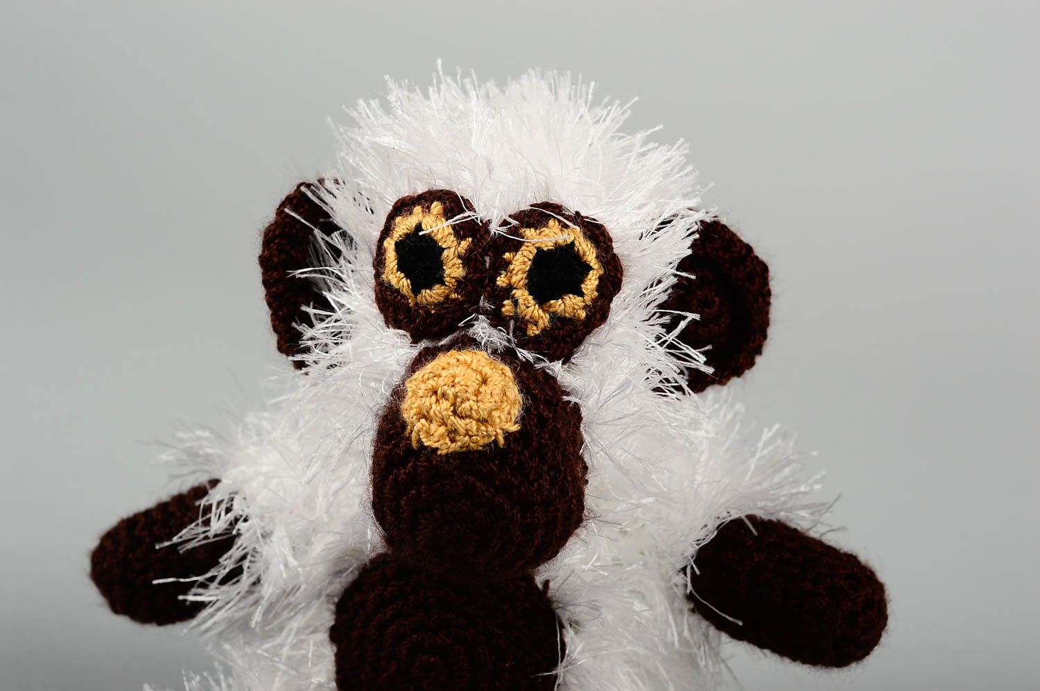 Juguete original con forma de mono divertido peluche artesanal regalo para niño foto 5