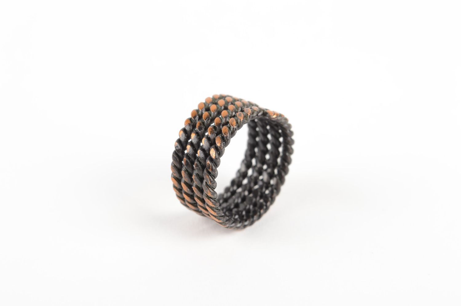 Handmade Ring am Finger Damen Modeschmuck Geschenk für Frau origineller Schmuck foto 2