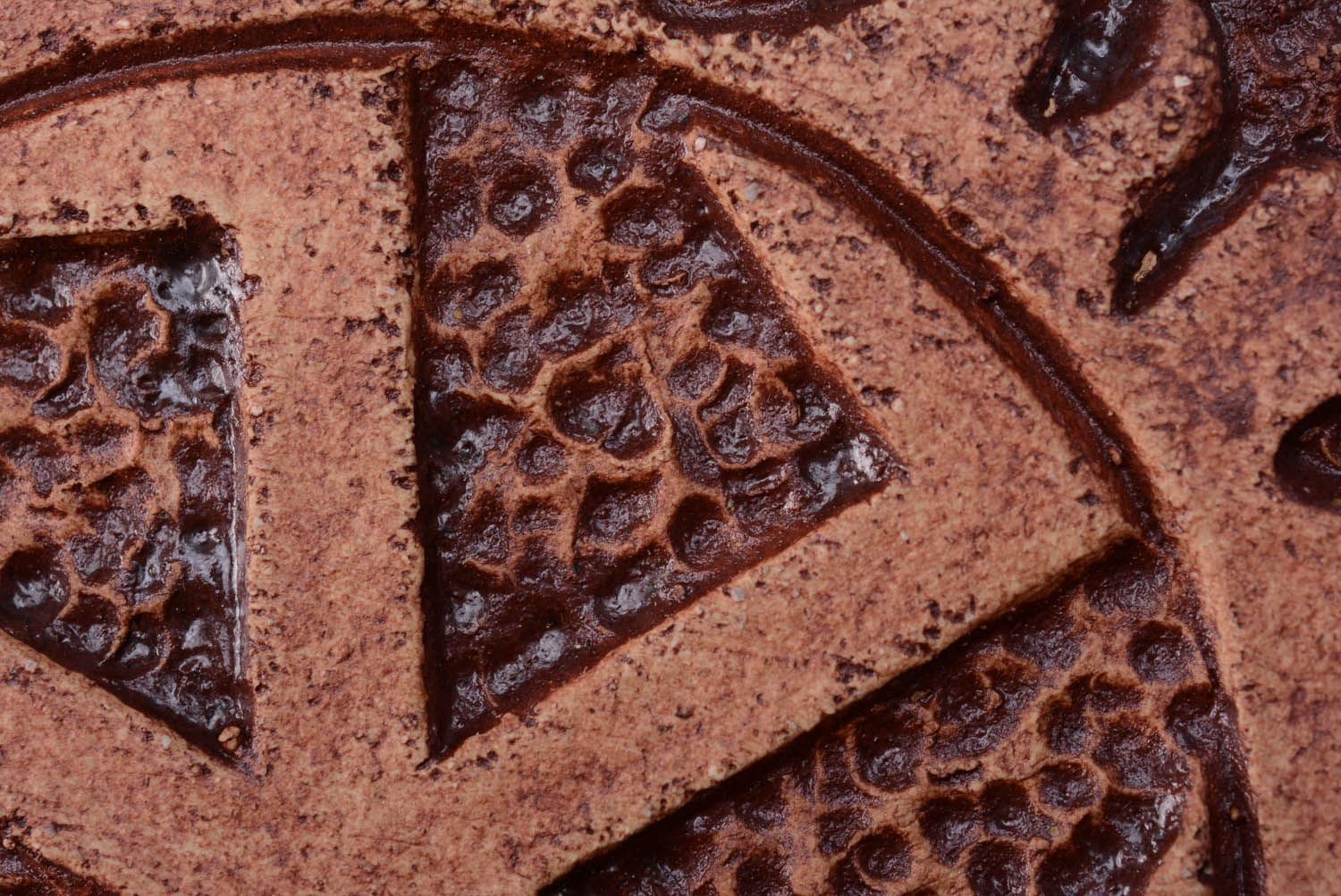 Prato talismã pequeno de parede pintado com corantes naturais com um antigo símbolo eslavo foto 5