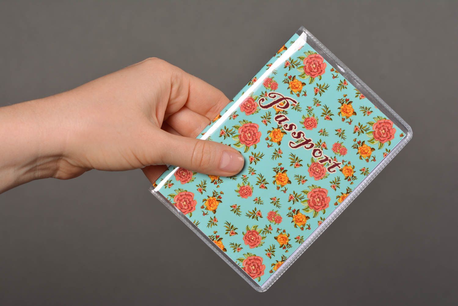 Damen Accessoire handmade Pass Schutzhülle Reisepass Cover Geschenk für Frauen foto 4