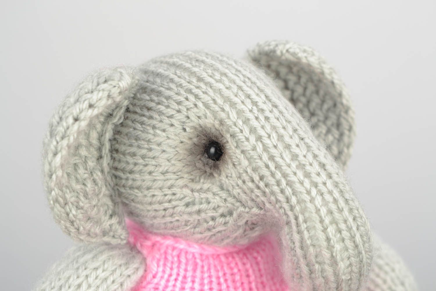 Knitted handmade toy photo 5