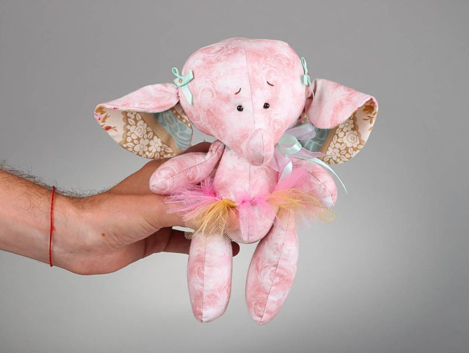 Soft author's doll Elephant Ballerina photo 3
