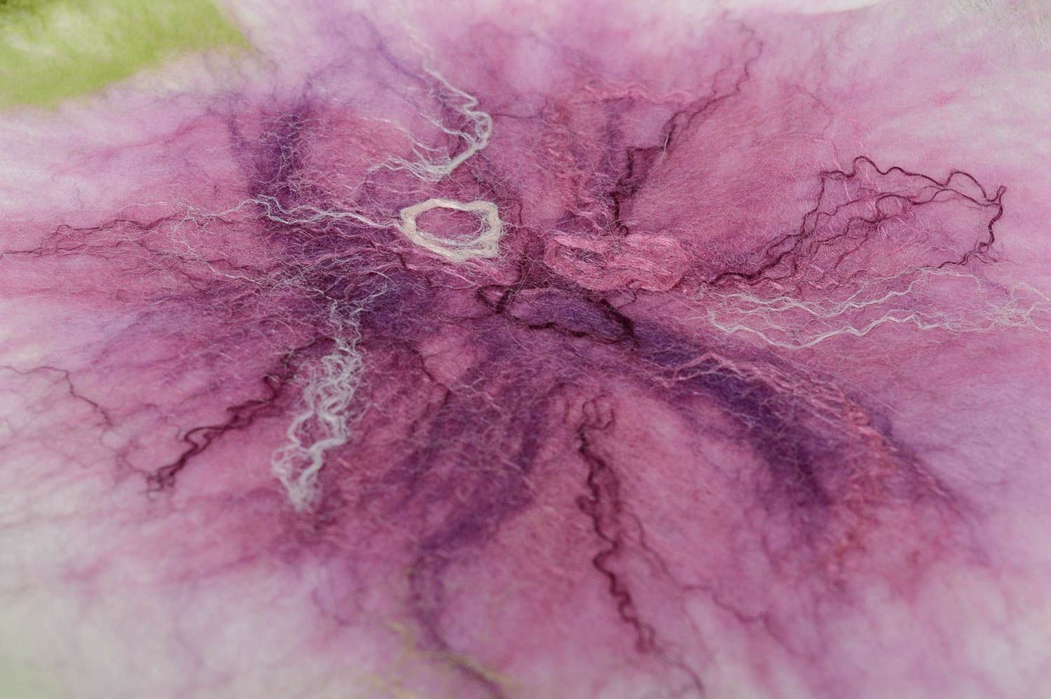 Handmade Damen Schal Blumen Schal Chiffon Wolle Seide Accessoires für Frauen foto 5