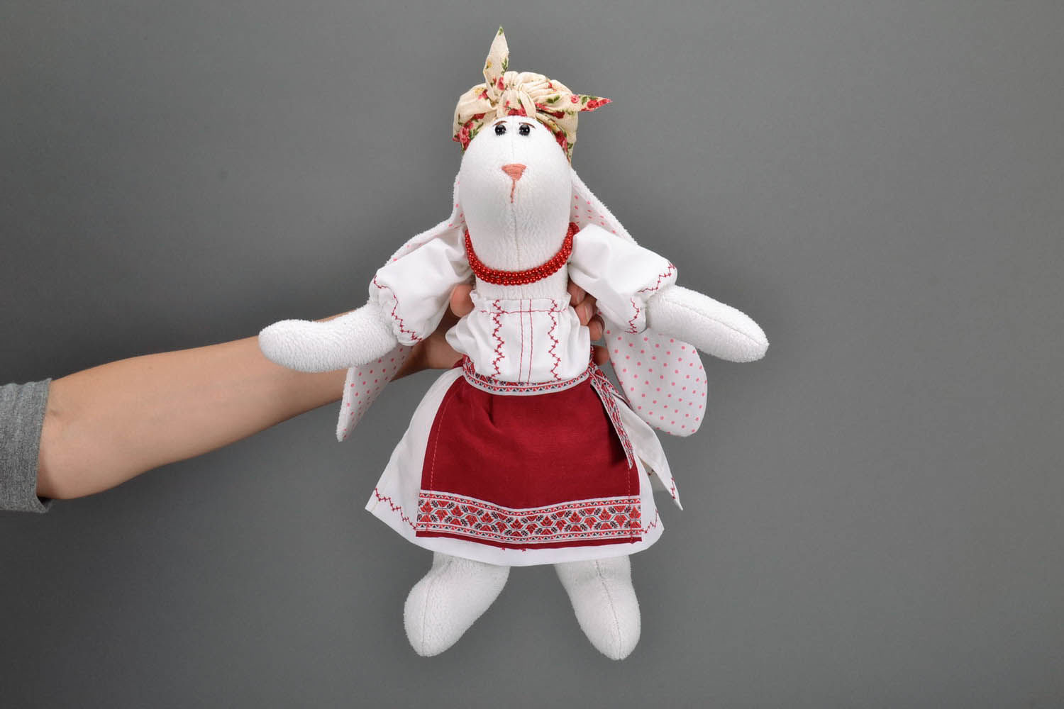 Tilda doll, hares Ukrainian family photo 5