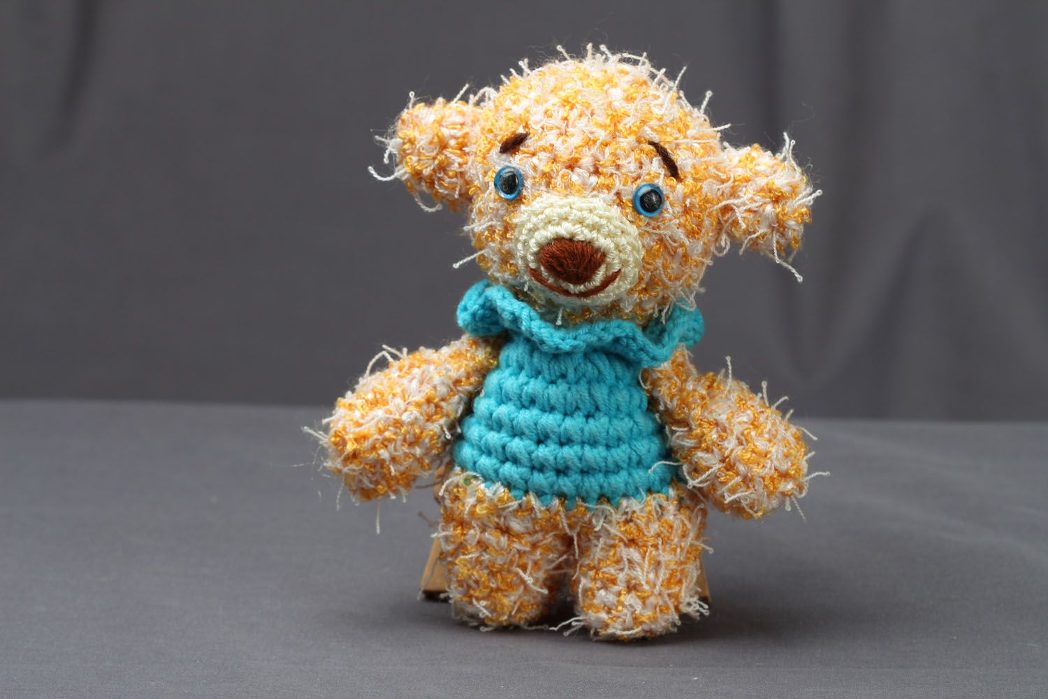 Homemade crochet toy Little Bear photo 1