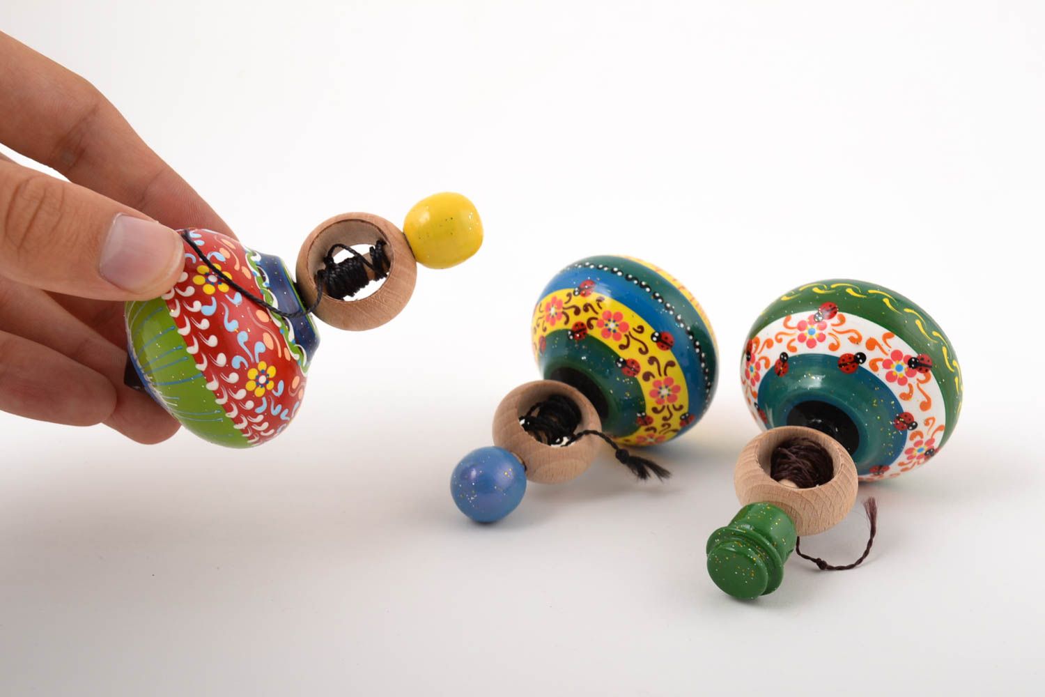 Juguetes de madera hechos a mano para niños elementos ecológicos regalo original foto 4