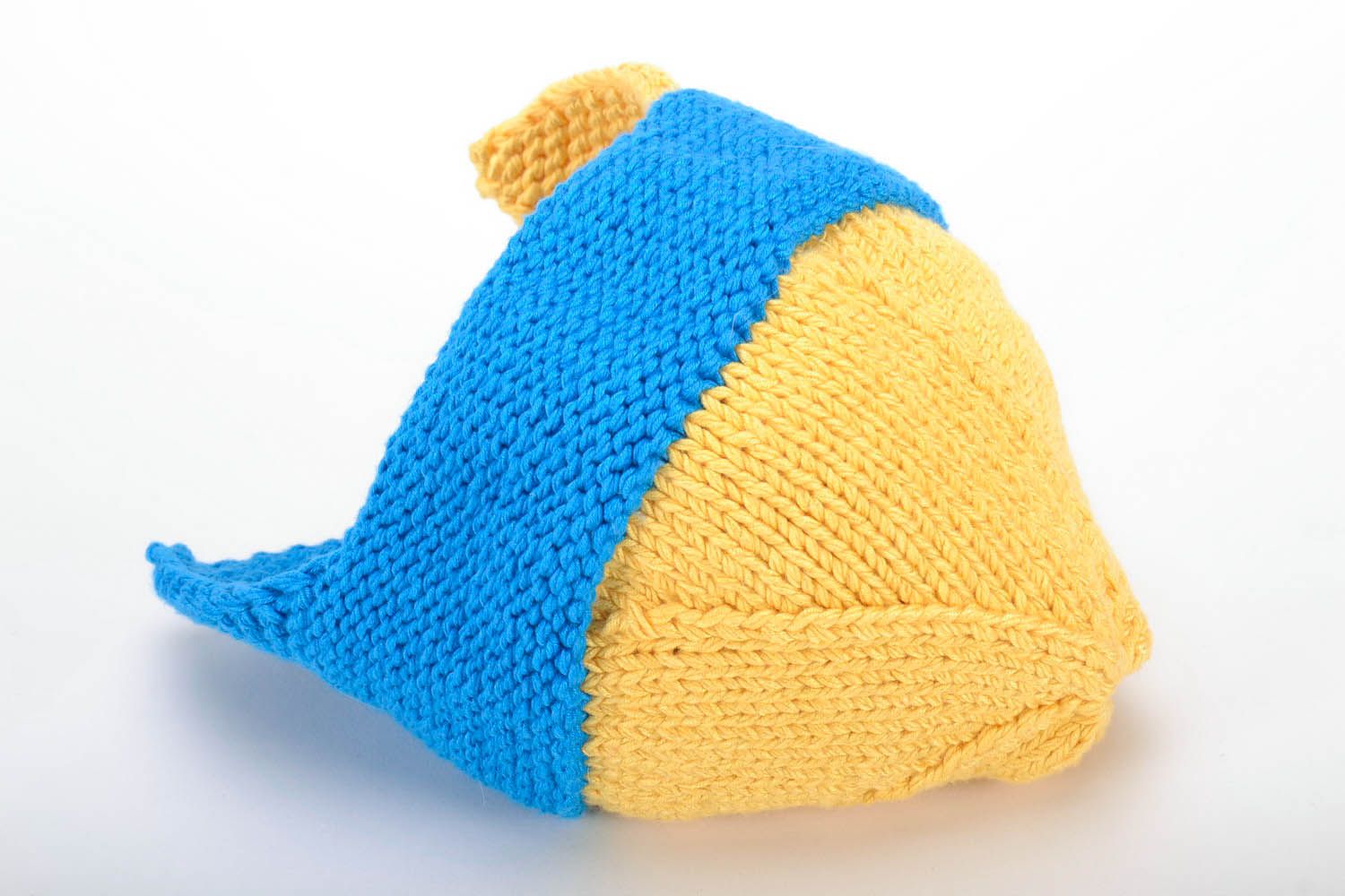 Children's knitted hat photo 2