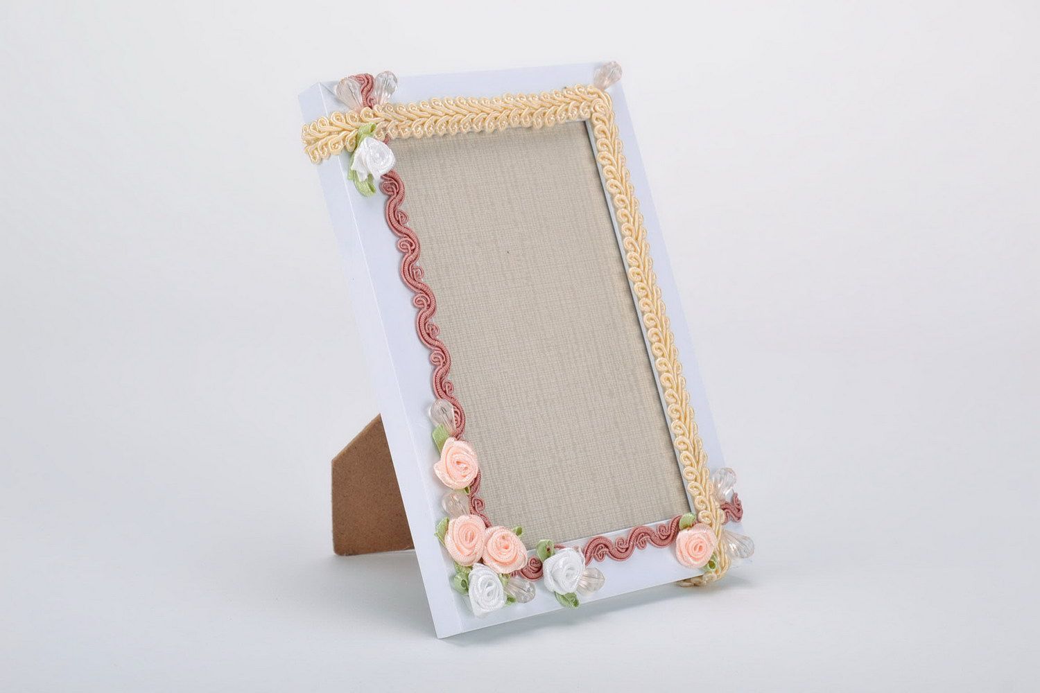 Plastic photo frame with package photo 1