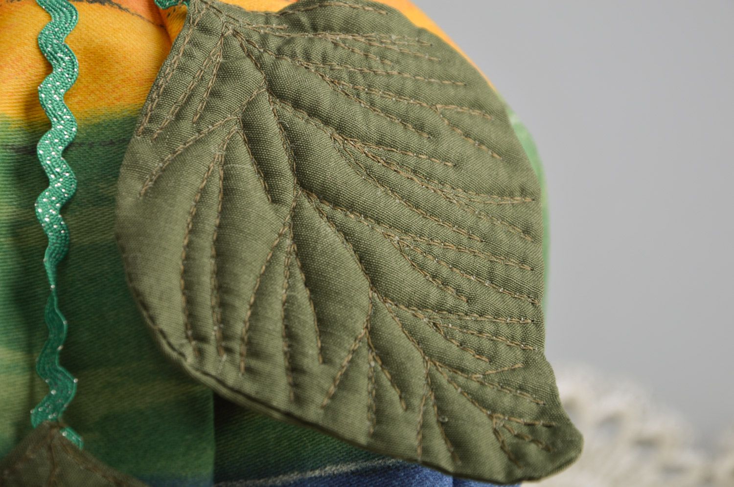 Couvre-théière en tissu fait main design original multicolore pour maison photo 4