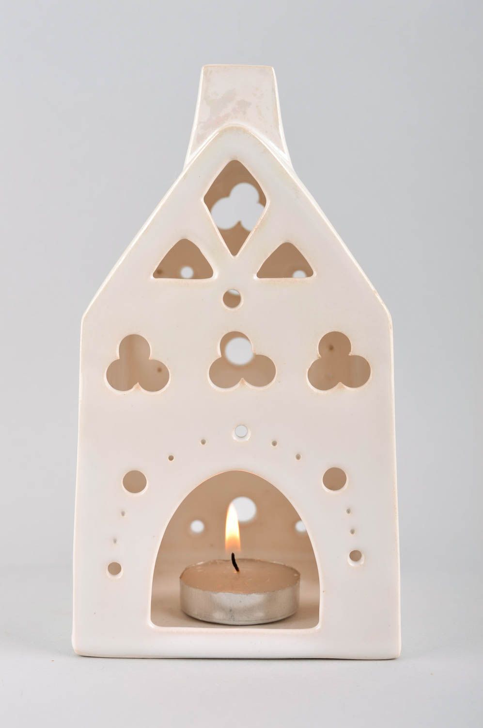 Handmade Designer Kerzenhalter Kerzenständer aus Ton Kerzenhalter Keramik foto 2