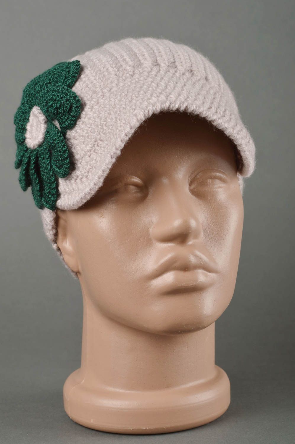 Handmade crochet hat girls cap accessories for girls crochet cap unique gifts photo 1