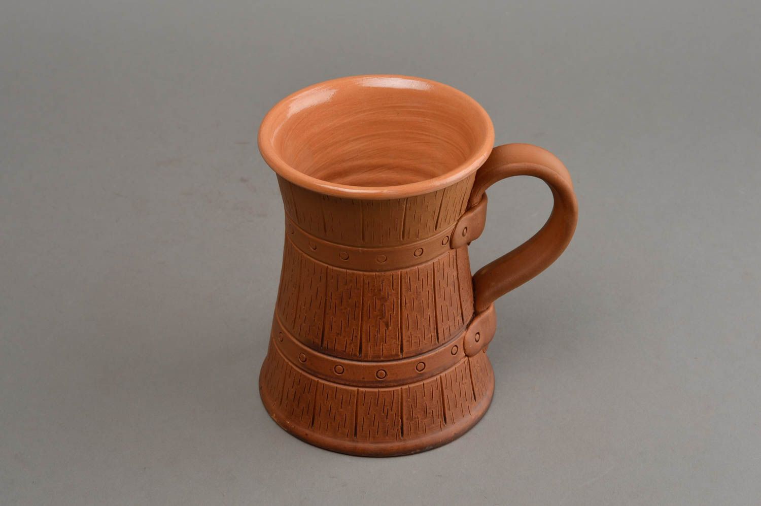 Beautiful handmade ceramic beer mug clay beer mug ideas handmade pottery photo 3