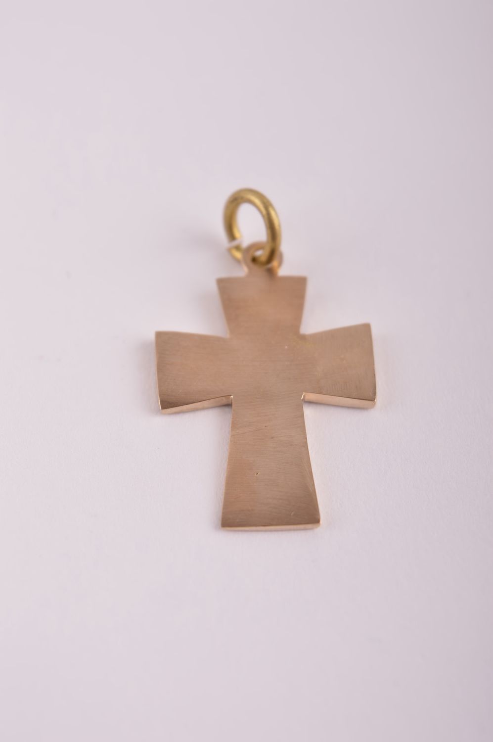 Stylish handmade cross pendant brass cross gemstone pendant metal craft photo 3