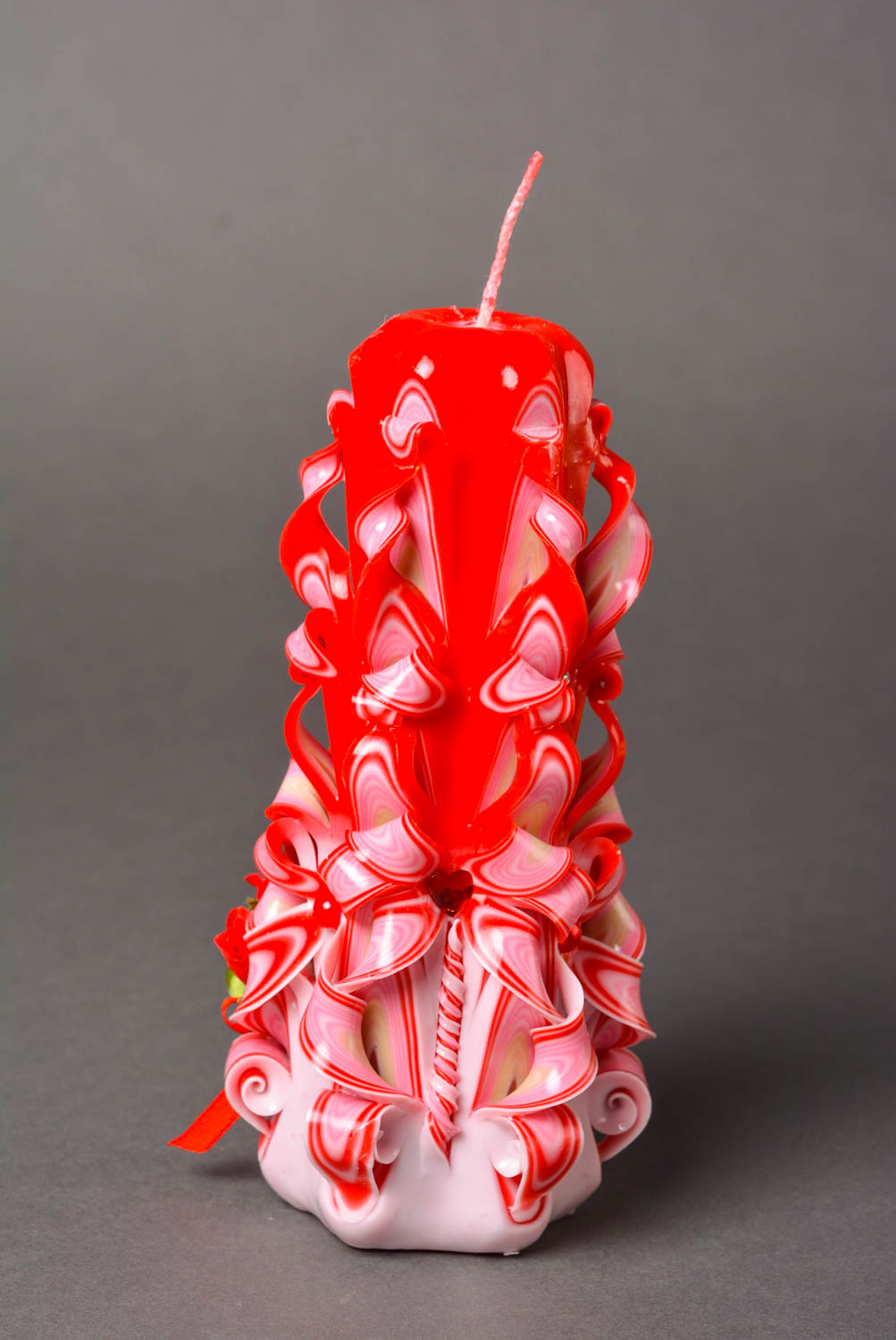 Handmade Kerze aus Paraffin buntes Teelicht originelles Geschenk süße Dekoidee foto 3