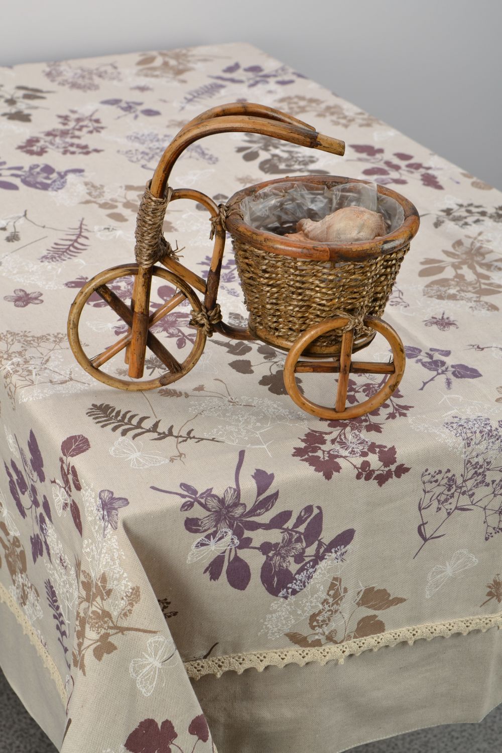 Handmade Tischdecke aus Baumwolle foto 2