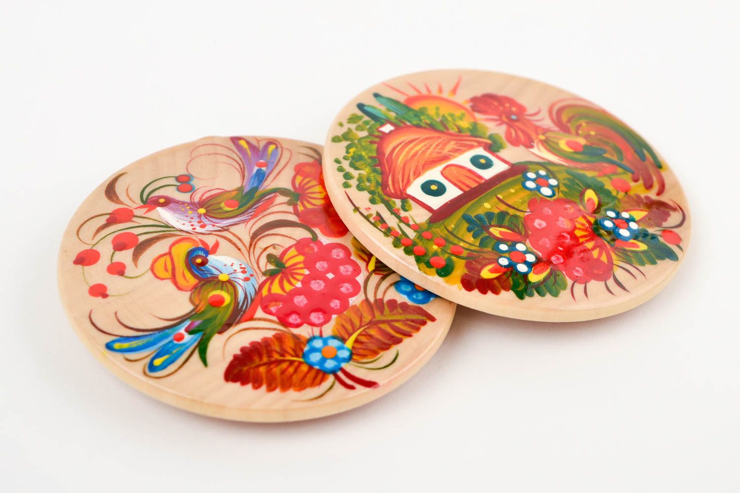 Handmade fridge magnet interior decor wooden souvenirs decorative use only photo 4