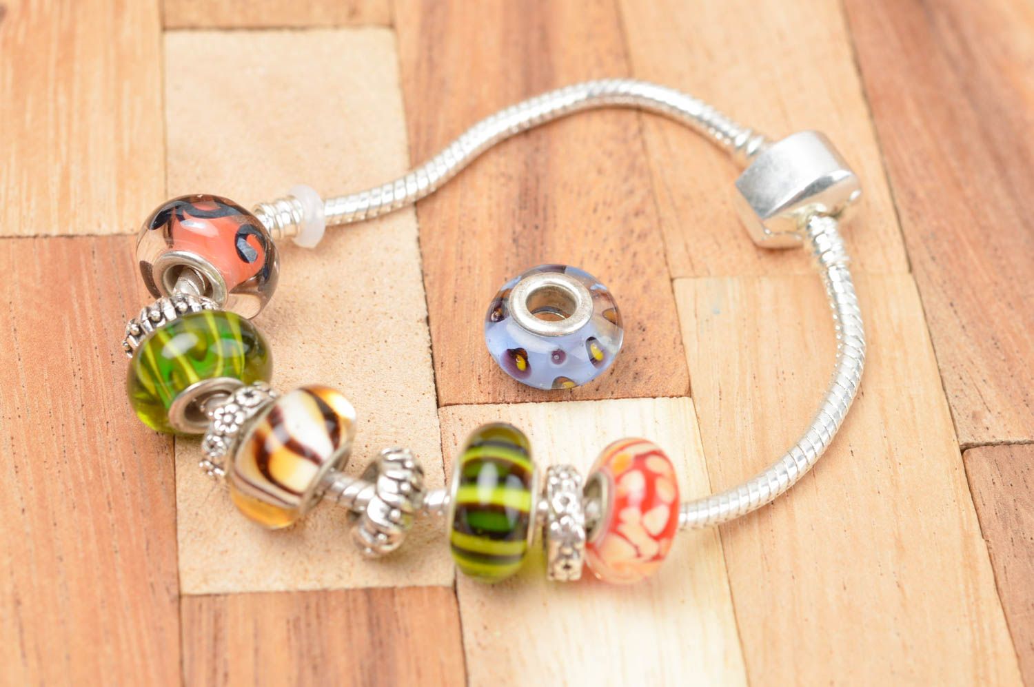 Cute handmade glass bead jewelry findings jewelry making ideas craft supplies photo 4