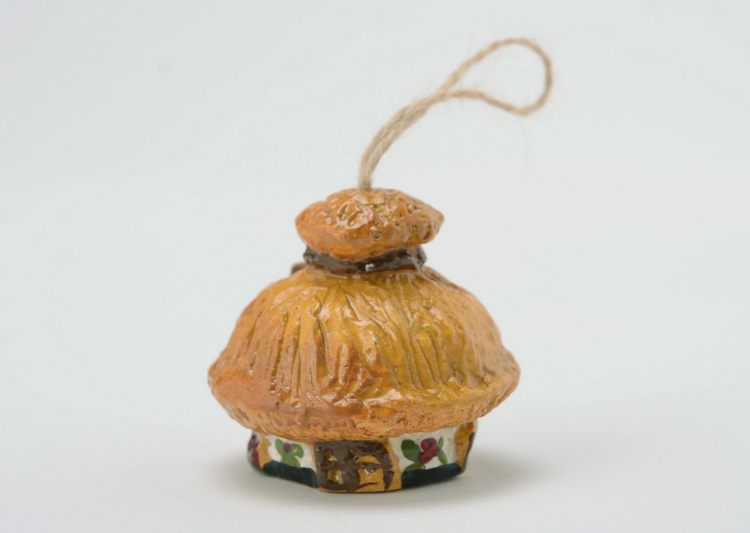 Interior house-bell made of clay photo 4