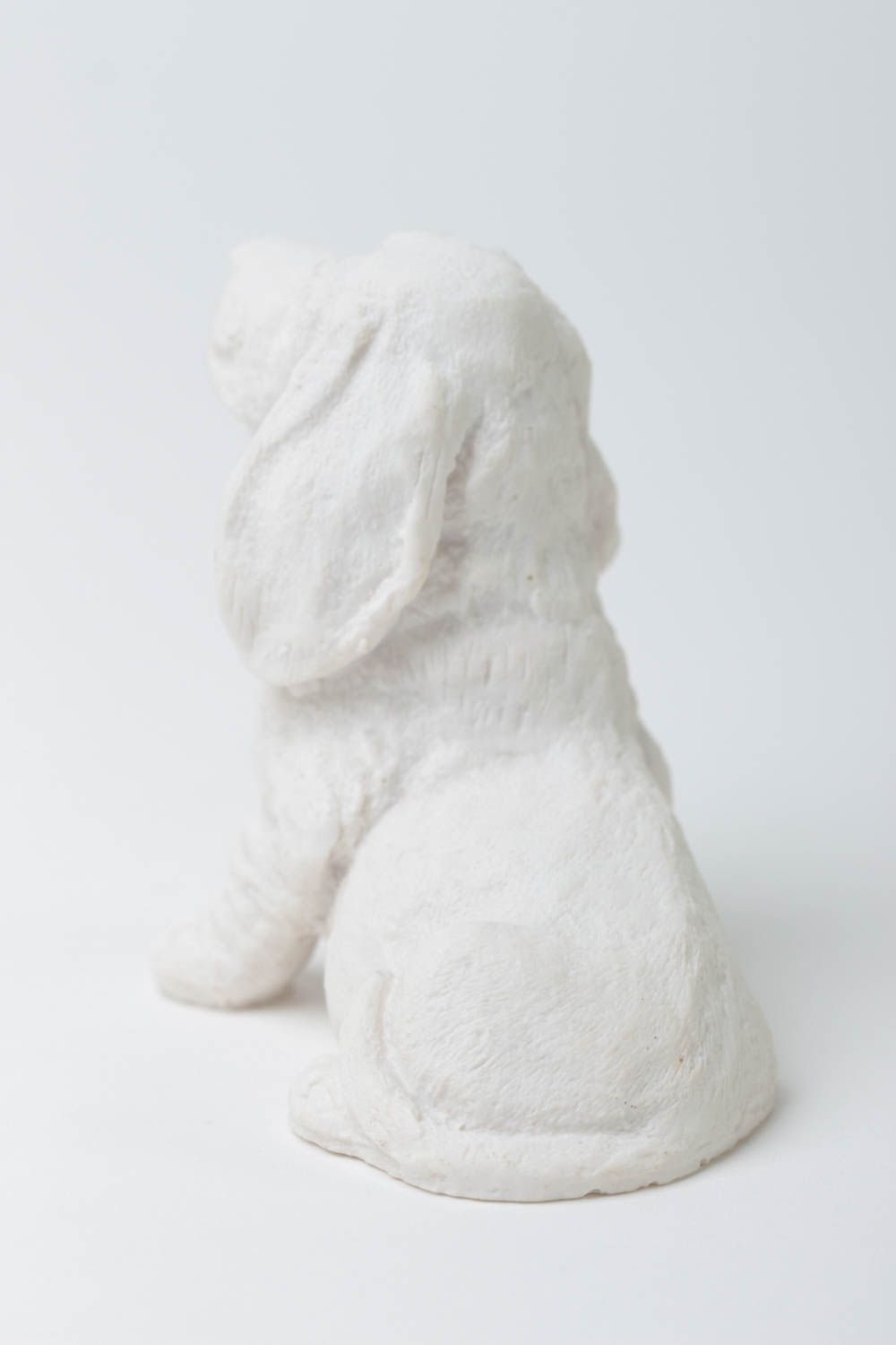 Handmade Hund Skulptur Figur zum Bemalen Dekoration Figur Dekoideen Wohnzimmer foto 4