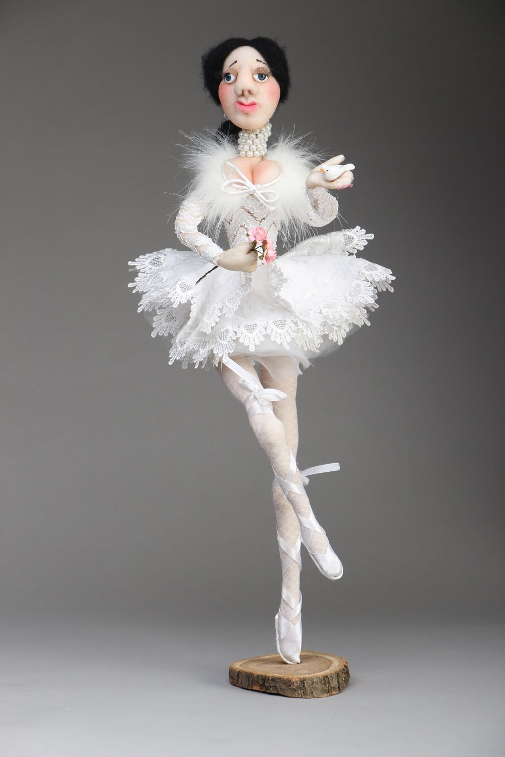 Handmade soft doll Prima Ballerina photo 1