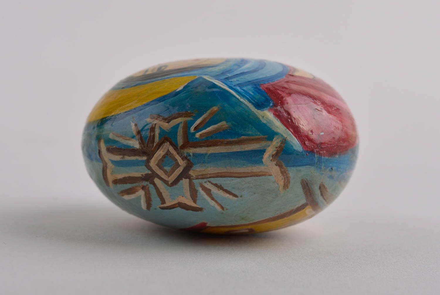 Homemade home decor painted stone pebble painting for decorative use only photo 5