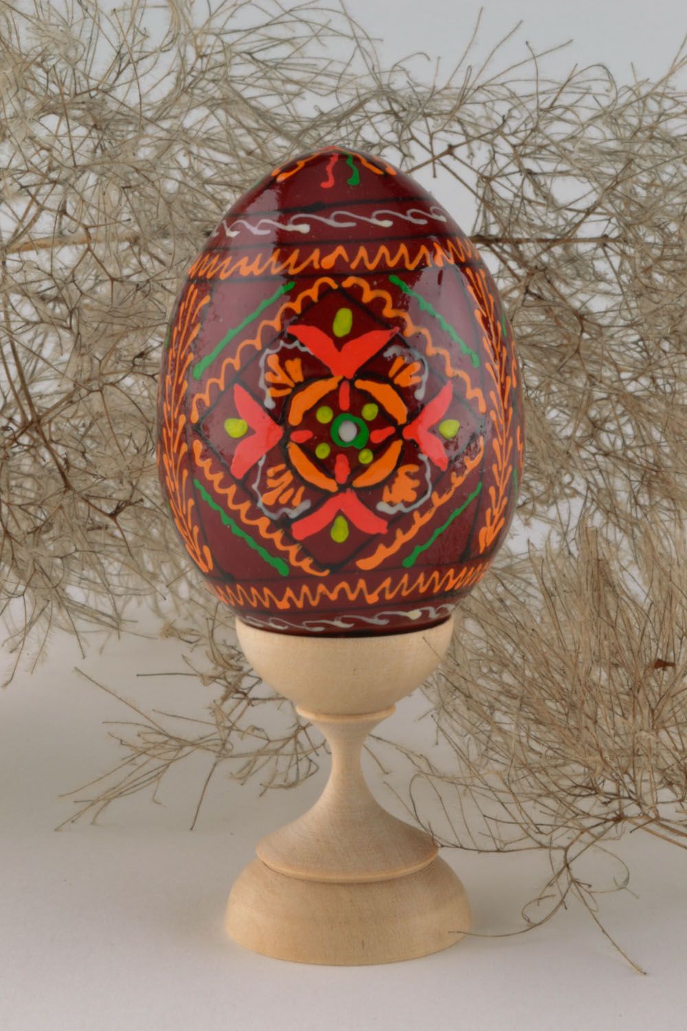 Wooden egg for Easter photo 1