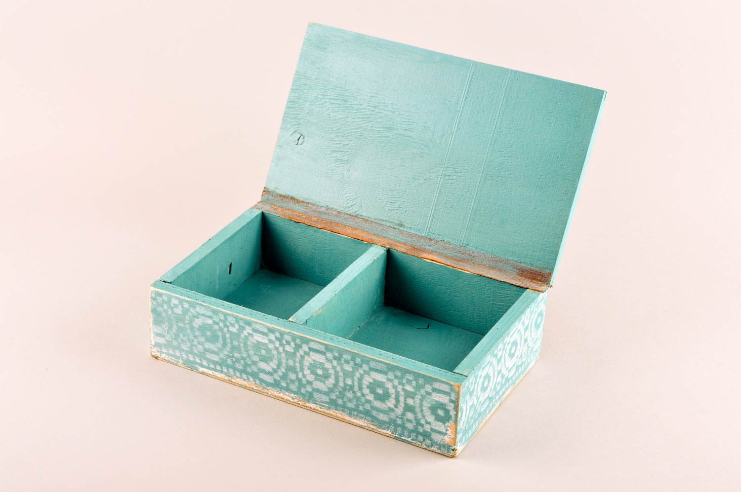 Beautiful handmade wooden box design floral jewelry box best gifts for her photo 4