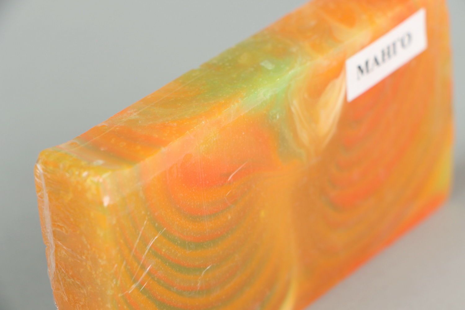 Handmade soap with the scent of mango photo 3