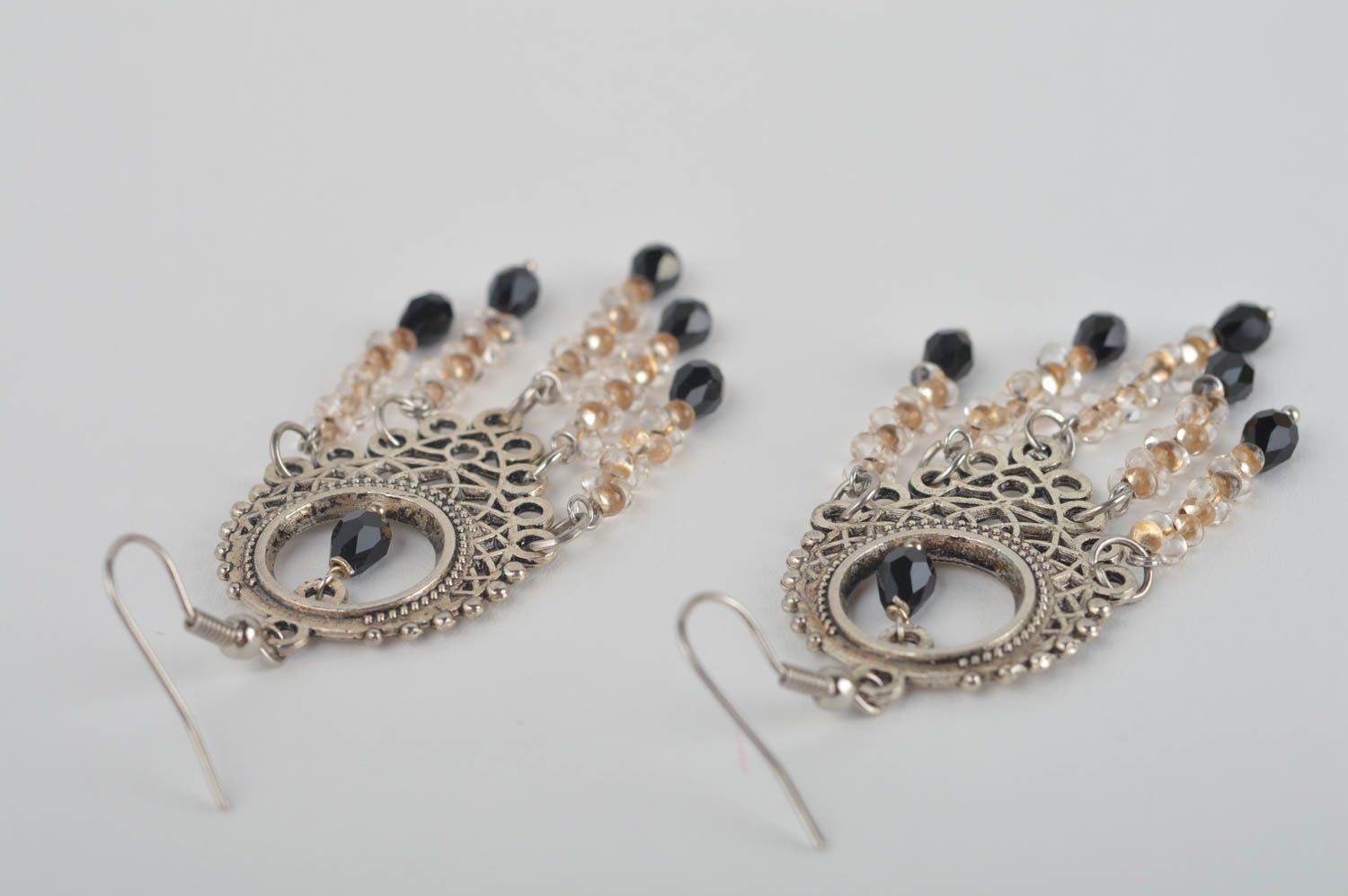 Designer beaded earrings handmade beautiful earrings cute stylish jewelry photo 5