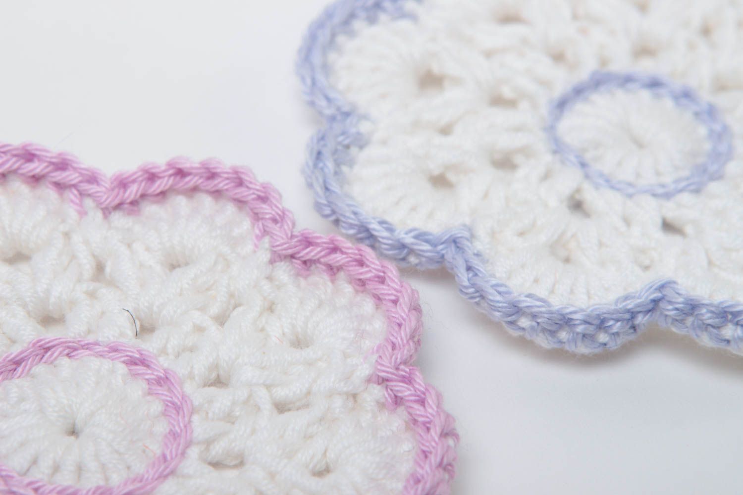 Posavasos artesanales tejidos a crochet elementos decorativos regalo original foto 3