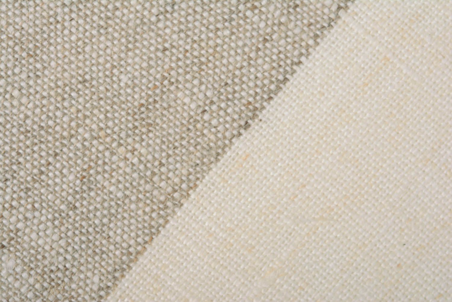 Кухонное полотенце из льна серое с белым в полоску домашний текстиль хенд мэйд фото 5