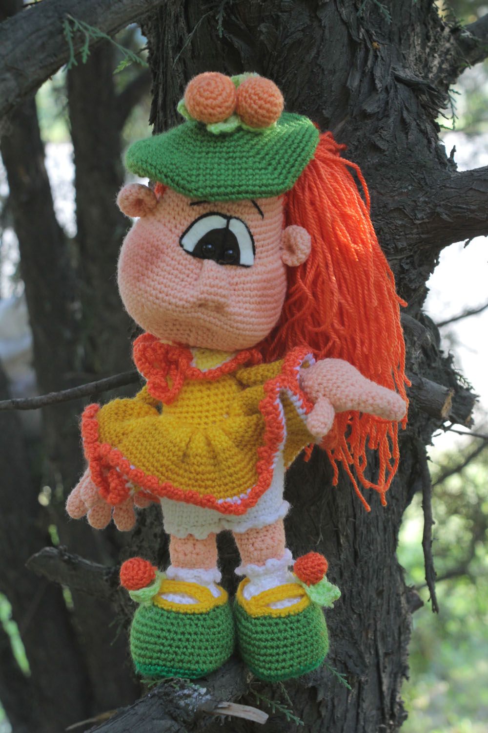 Crochet toy Orange Girl photo 1